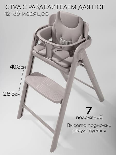 Стульчик для кормления Amarobaby Easy Grow / AB25-23EG/11 3