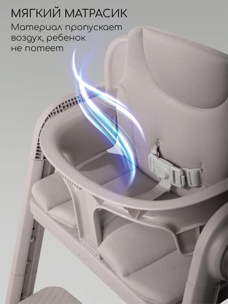 Стульчик для кормления Amarobaby Easy Grow / AB25-23EG/11 8