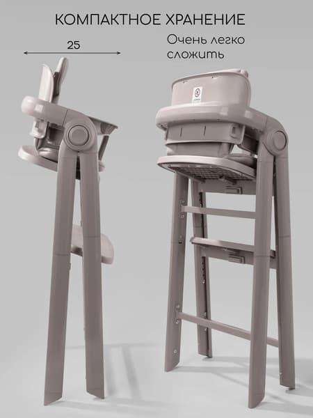 Стульчик для кормления Amarobaby Easy Grow / AB25-23EG/11 9