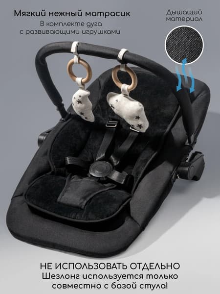 Стульчик для кормления Amarobaby Winnie / AB25-23WIN/09 9