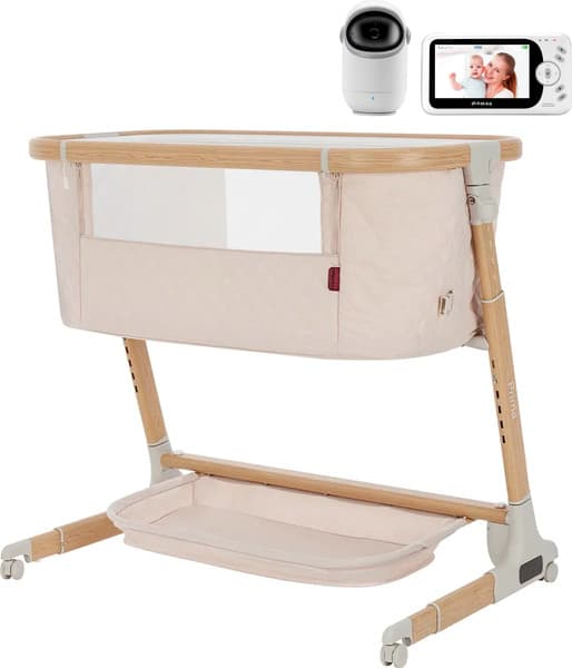 Детская кроватка Carrello Prima с видеоняней Maman VM711