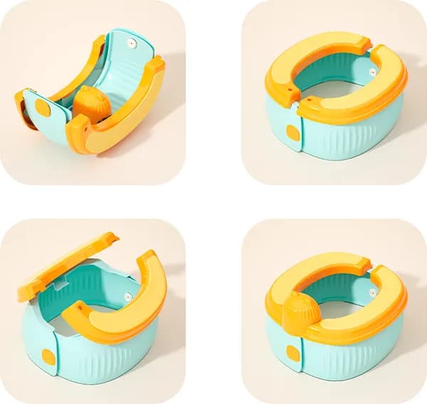 Дорожный горшок NINO Smart Potty складной с пакетами для горшка DL-245-25 4