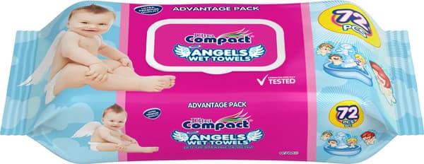 Влажные салфетки детские Ultra Compact Angels 2