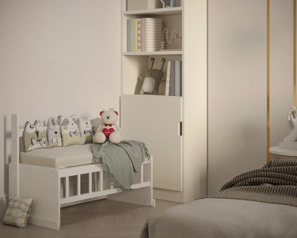 Детская кроватка Incanto С колыбелью и матрасом / KR-0004/3 7