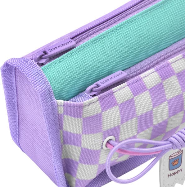 Пенал Brauberg Kids. Checked Flower / 274581 4