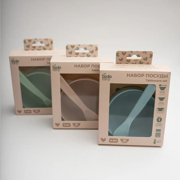 Набор посуды для кормления Beola baby HSB-04 10