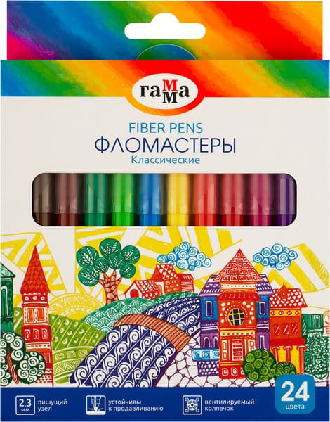 Фломастеры ГАММА Классические / 291225_24