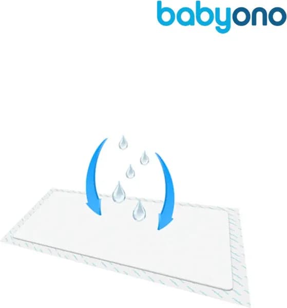 Набор пеленок одноразовых детских BabyOno 40x60см / 513/12 4