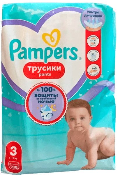 Подгузники-трусики детские Pampers Pants Midi 6-11кг