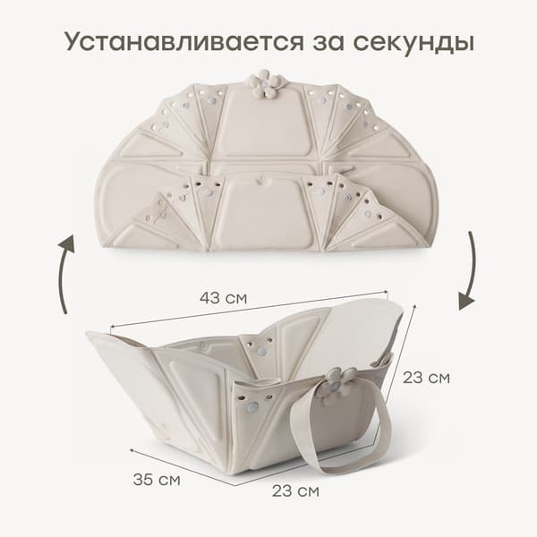 Вкладыш для купания в раковине Happy Baby Aquahug / 121029 5