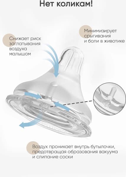 Набор бутылочек для кормления Paomma С соской SM/M 5