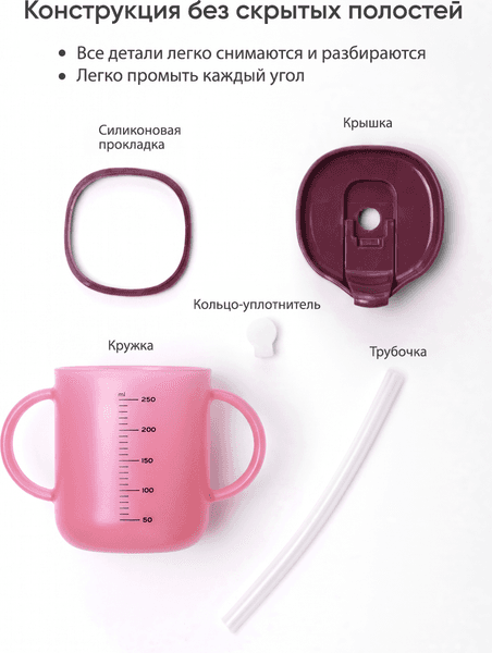 Поильник Paomma Кружка-непроливайка 3 в 1 9
