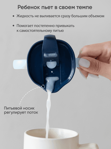 Поильник Paomma Кружка-непроливайка 3 в 1 5