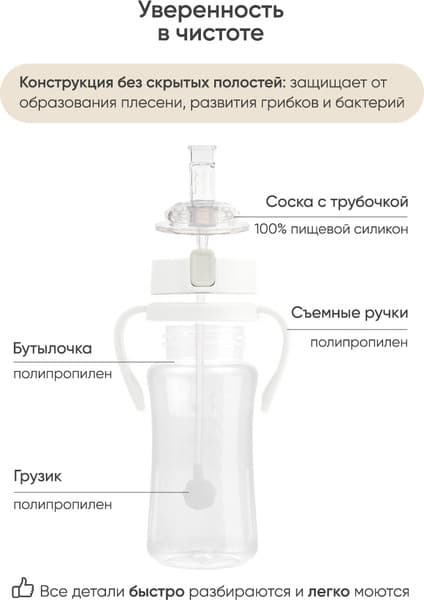 Поильник Paomma С трубочкой 7