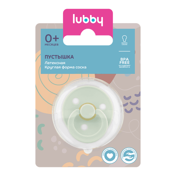 Пустышка Lubby 33020/12 3