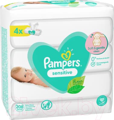 Влажные салфетки детские Pampers Sensitive