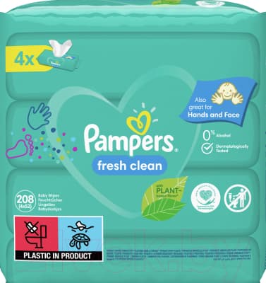 Влажные салфетки детские Pampers Fresh Clean