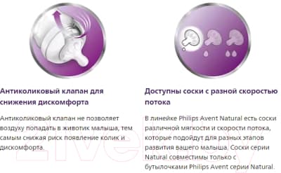 Набор сосок Philips AVENT Natural / SCF041/27 7