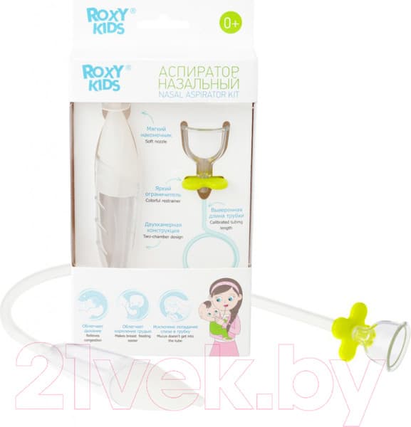 Аспиратор детский ROXY-KIDS С мягким наконечником RND-27-116 / 4881409 9