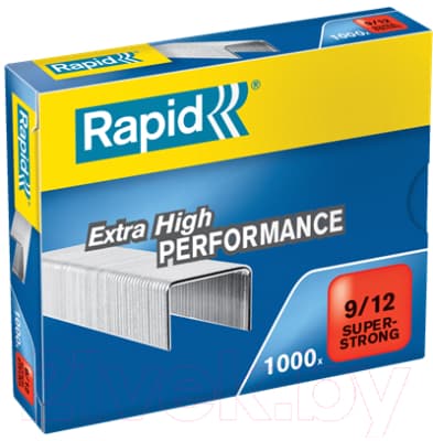 Скобы канцелярские Rapid Super Strong 9/12 / 24871400