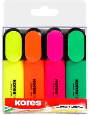 Набор маркеров Kores Bright Liner / 36140.01