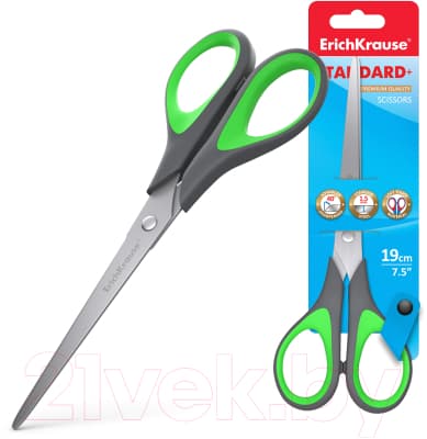 Ножницы канцелярские Erich Krause Standard+ / 35100 2