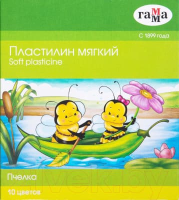 Пластилин ГАММА Пчелка / 280031Н