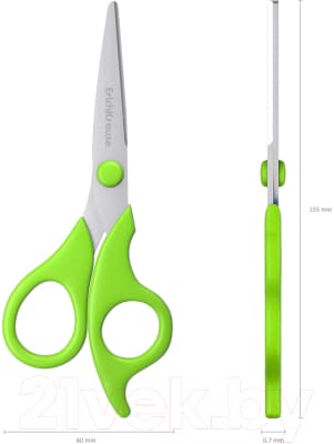 Ножницы канцелярские Erich Krause Control Junior / 35144 7