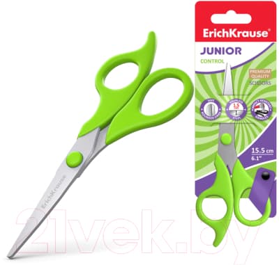 Ножницы канцелярские Erich Krause Control Junior / 35144 3