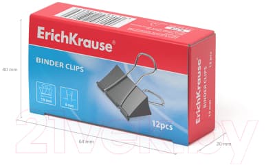 Зажим для бумаги Erich Krause 25086 5