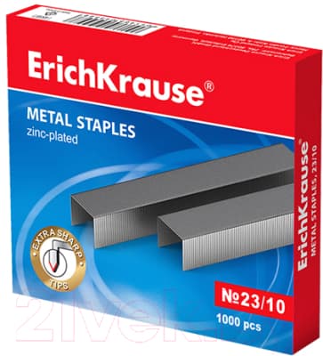 Скобы канцелярские Erich Krause 4558