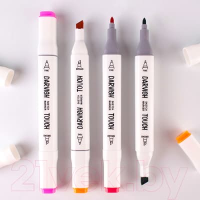 Набор маркеров Darvish Двусторонние / DV-12963-48 4