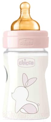Бутылочка для кормления Chicco Original Touch Girl с латексной соской / 00027610100000