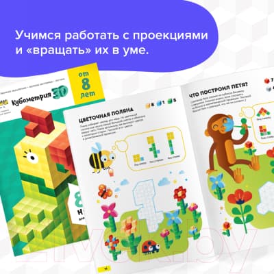 Комплект учебных пособий Реши-Пиши Пространственные головоломки 6-8 лет / УМ658 6