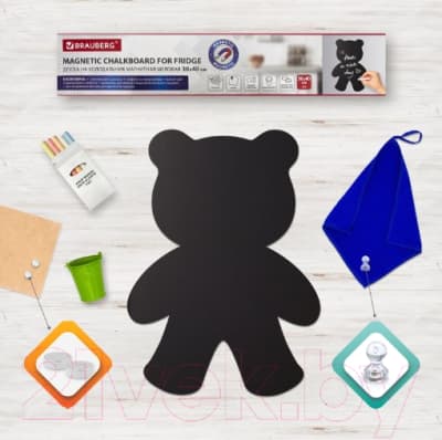 Магнит грифельный Brauberg Teddy Bear / 237841 2