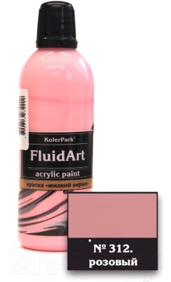 Акриловая краска KolerPark Fluid Art Жидкий акрил 2