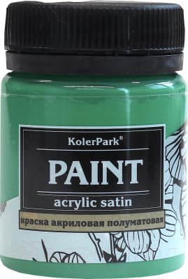Акриловая краска KolerPark Акриловая сатиновая