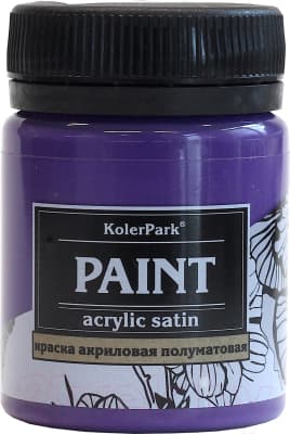 Акриловая краска KolerPark Акриловая сатиновая