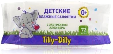Влажные салфетки детские Tilly-Dilly Алоэ