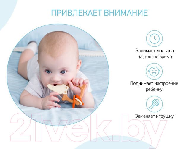 Прорезыватель для зубов ROXY-KIDS Bunny / RBT-001BD 3