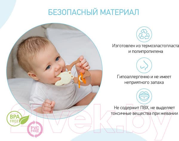 Прорезыватель для зубов ROXY-KIDS Bunny / RBT-001BD 5