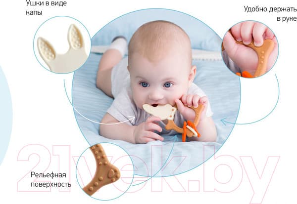Прорезыватель для зубов ROXY-KIDS Bunny / RBT-001BD 8