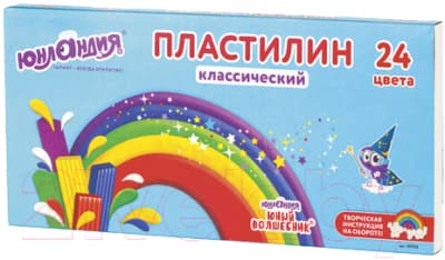 Пластилин Юнландия Юный волшебник / 105902