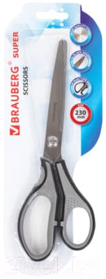 Ножницы канцелярские Brauberg Super / 237297 9