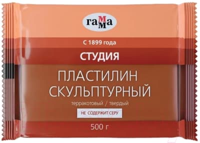 Пластилин скульптурный ГАММА Студия 2.80.Е050.003.3
