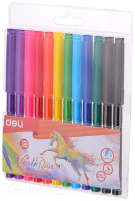 Фломастеры Deli Color Run / C10003