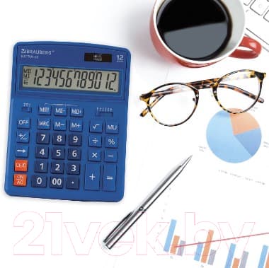 Калькулятор Brauberg Extra-12-BU / 250482 9