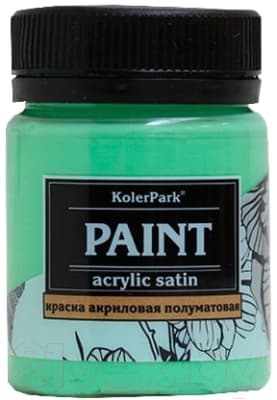 Акриловая краска KolerPark Сатиновая