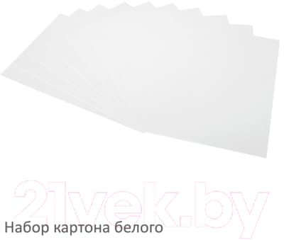 Набор цветной бумаги и картона Brauberg Мелованные / 113567 9