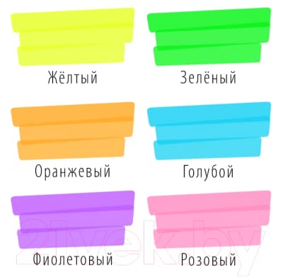 Набор маркеров Brauberg Original Neon / 152216 4